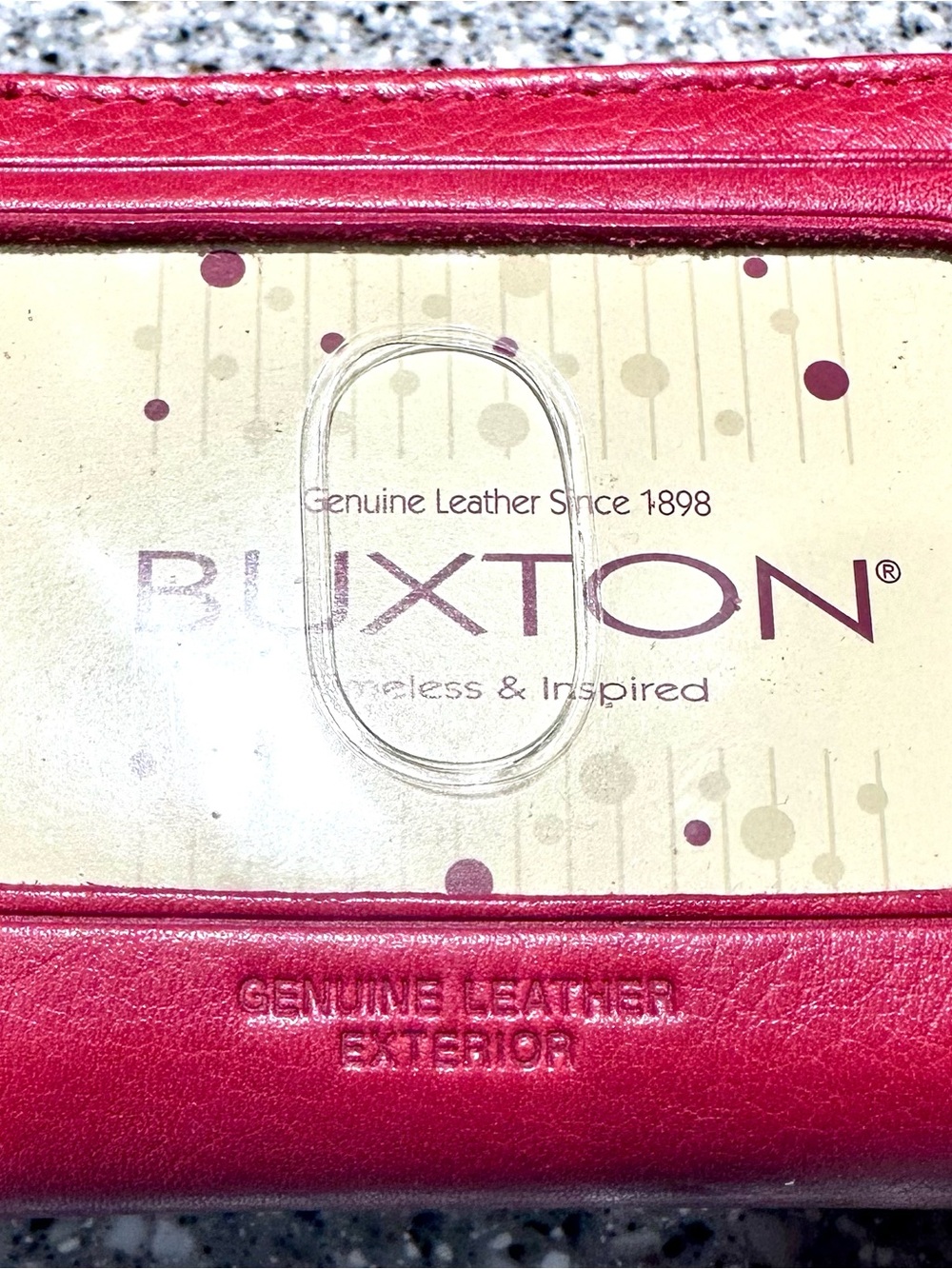 Buxton Genuine Leather Wallet in Bright Pink
